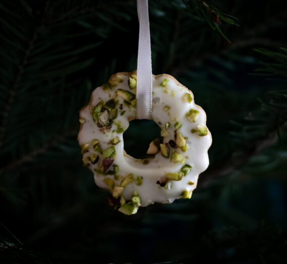 Pistáciové bezlepkové věnečky