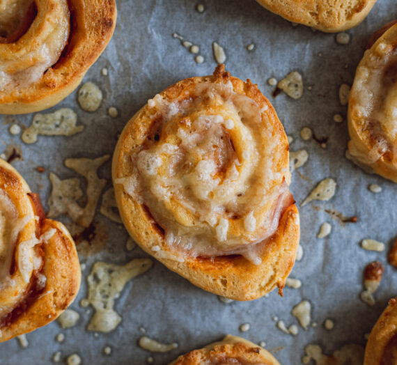 Pizza šneci bez lepku